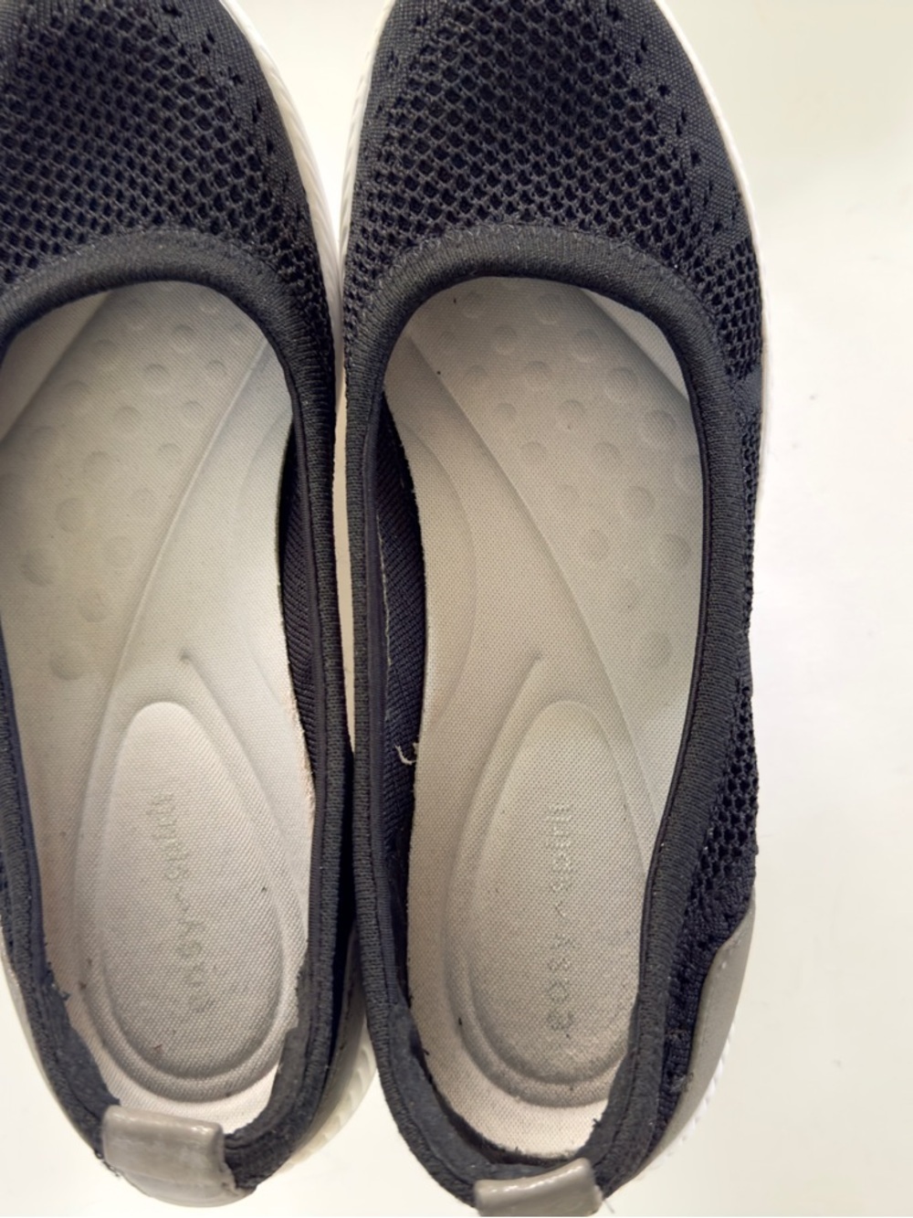 Easy Spirit Glitz Black Mesh Knit Flats Slip Ons Size 7 1/2 - Picture 6 of 6